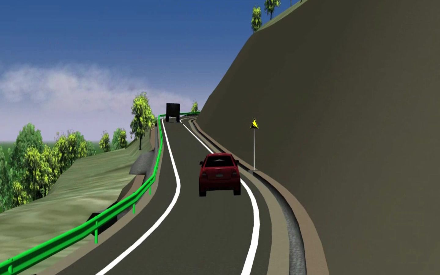 道路三维动画效果2021.1.28