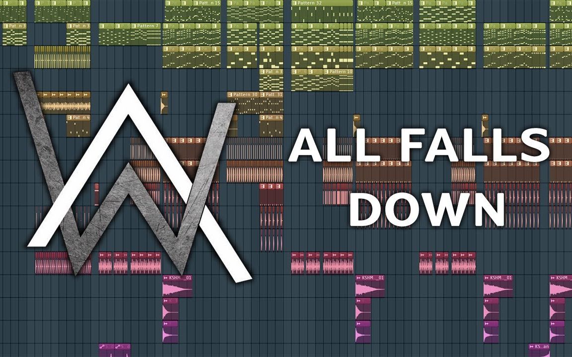 [图]【电音教程分享】Alan Walker - All Falls Down + FLP