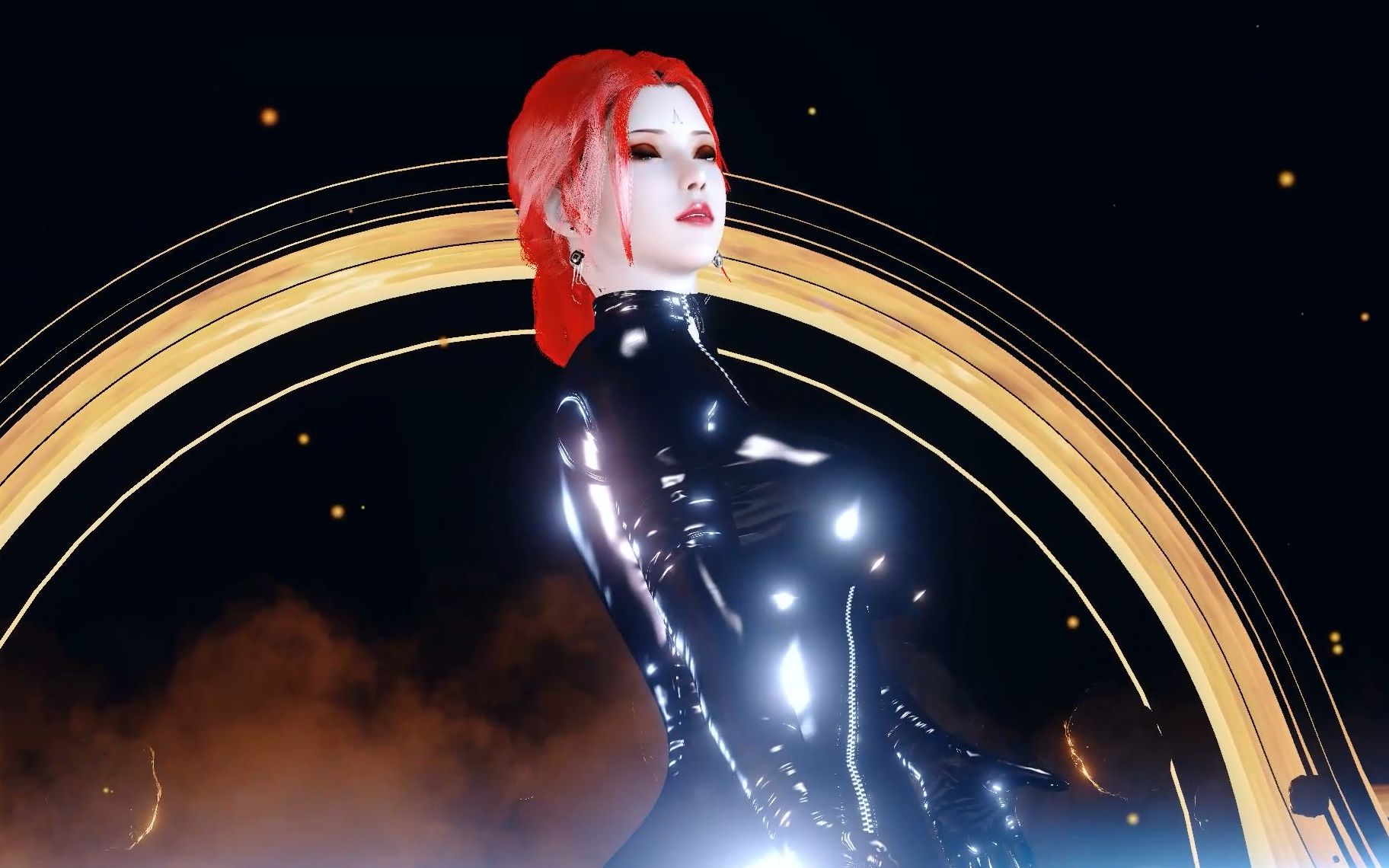 国漫女神皮衣雅菲《shut down》