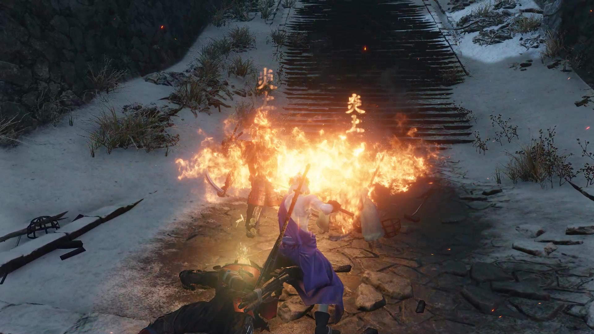 只狼影逝二度浪客剑心志志雄真实我流招式红莲腕无限刃火焰