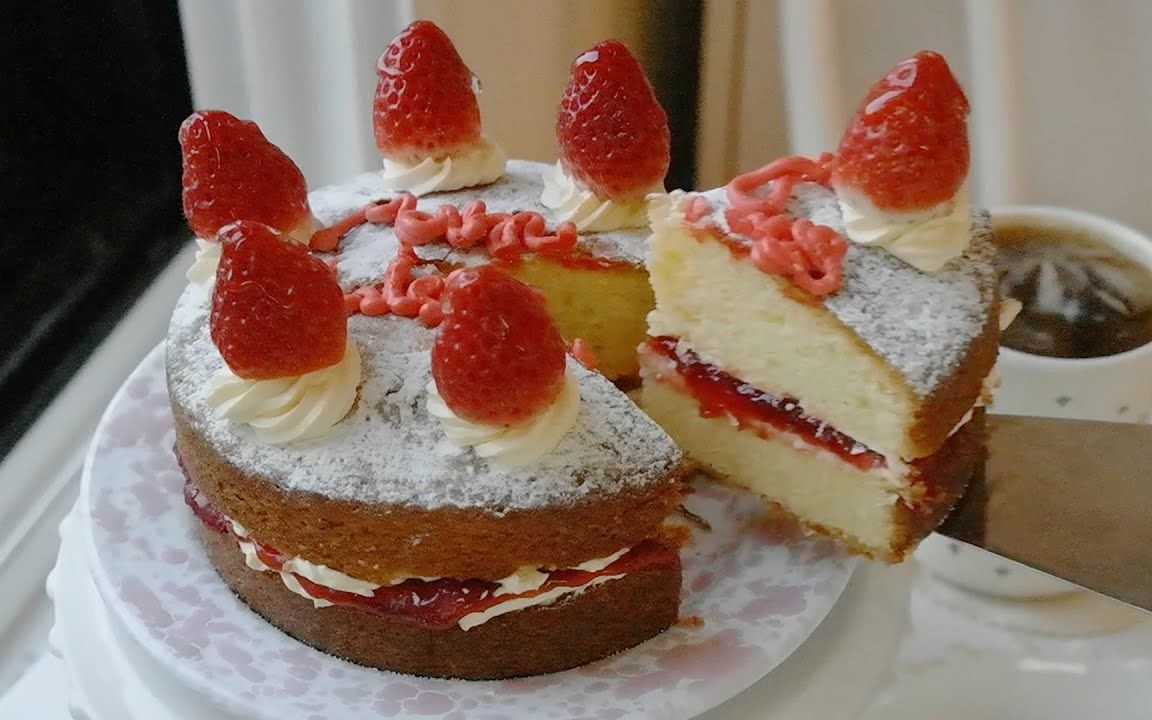 维多利亚海绵蛋糕图片