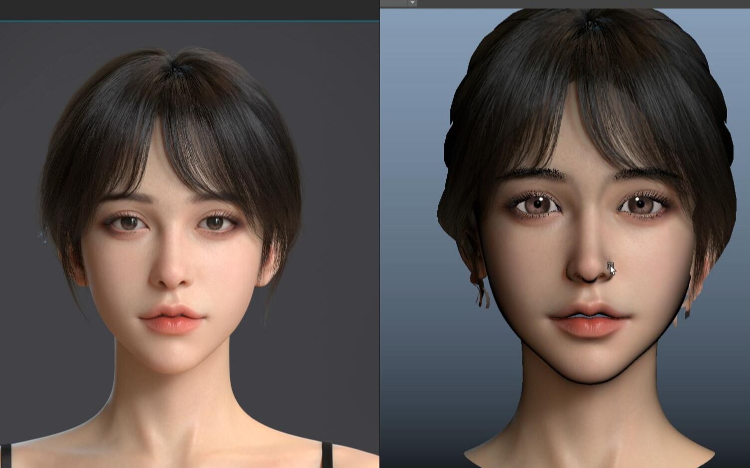 亚洲建模脸型图片