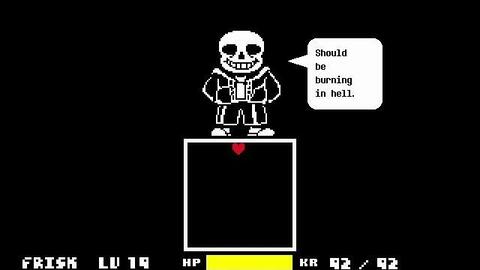 传说之下困难模式第一阶段】UNDERTALE HARD MODE sans fight!!