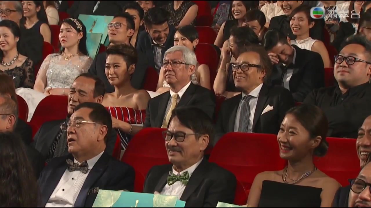 香港电影金像奖2017 林敏聪 白只 搞笑颁奖 .
