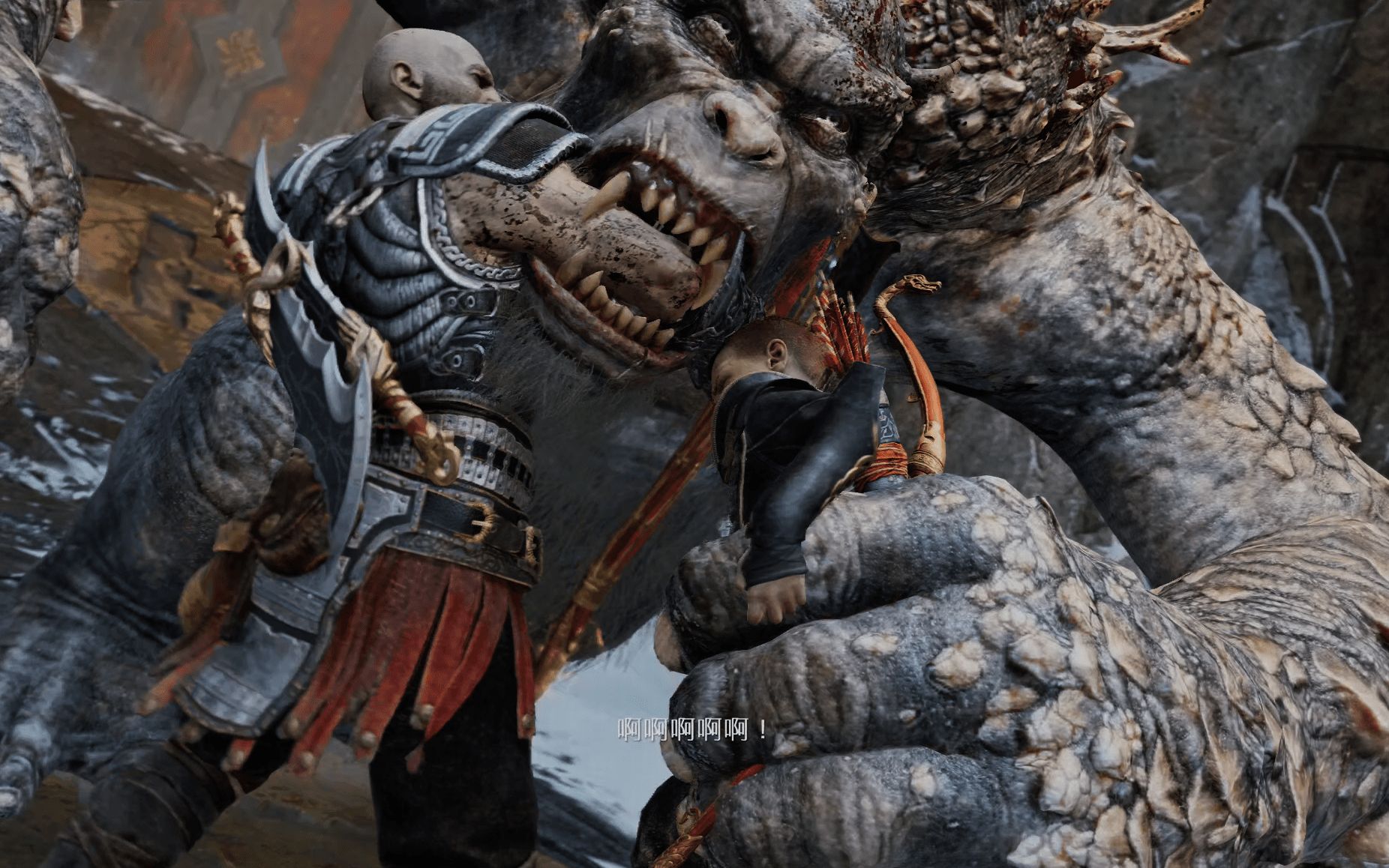 【god of war 战神4(2018) ps5 4khdr】登山路上战山怪