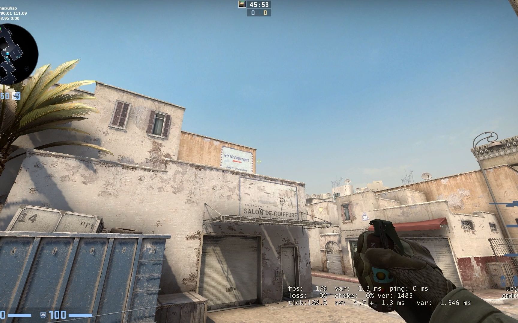 [csgo]沙漠2a大自助闪,对面全白而自己不用背身