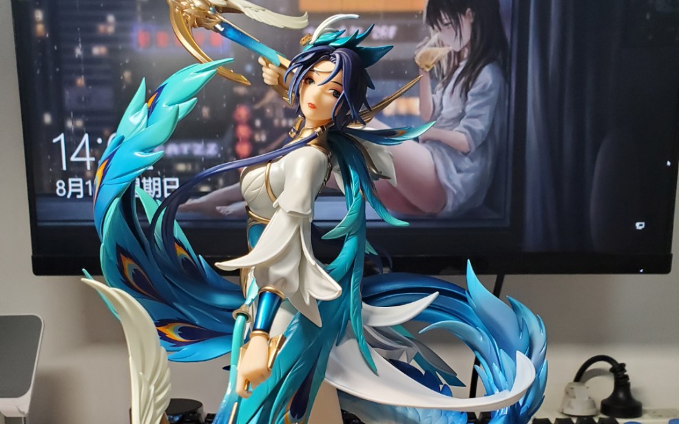 【手办开箱】王者荣耀虞姬云霓雀翎手办开箱,国产849元手办怎么样?