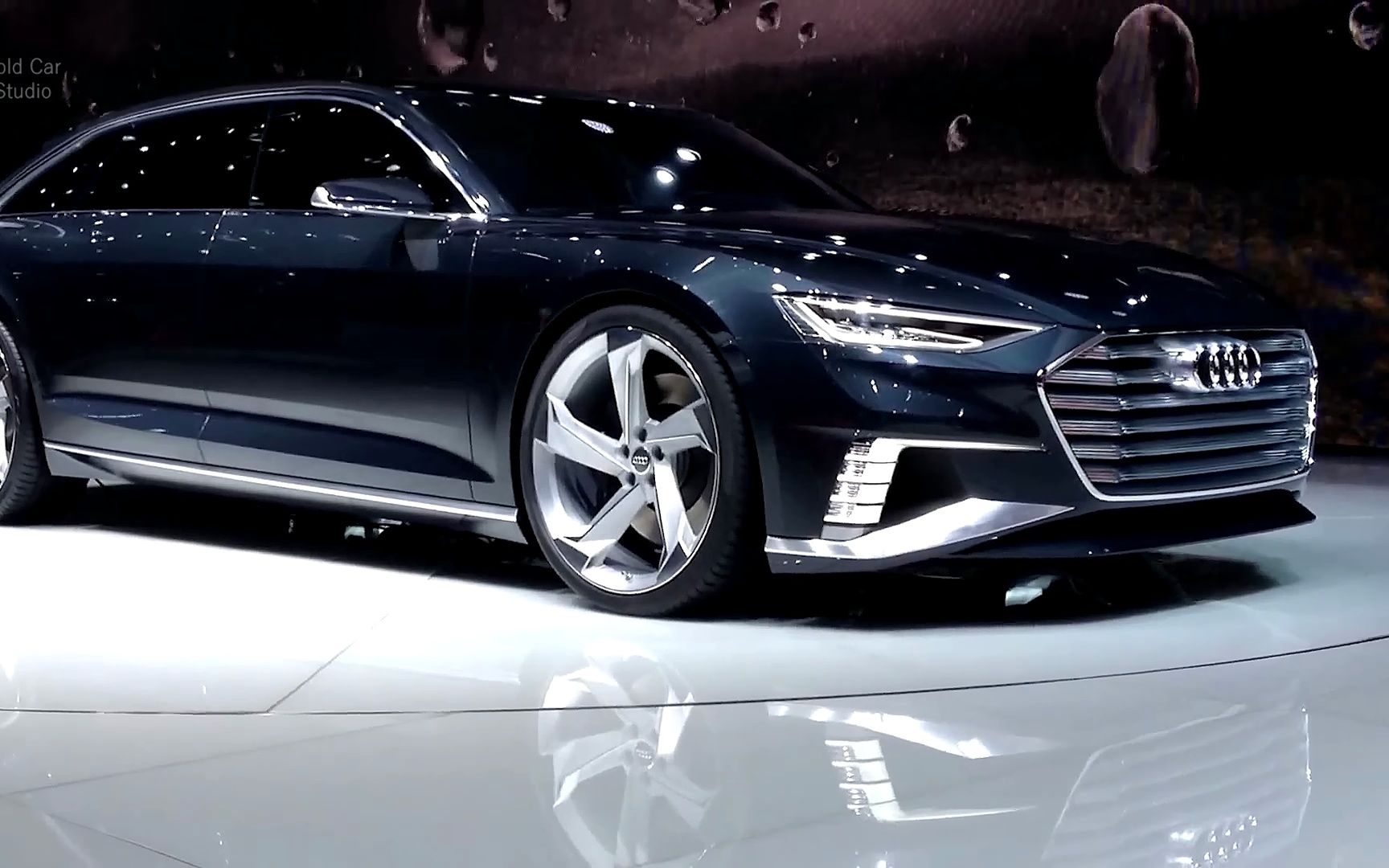 [4k]2023 款audi a9 quattro avant v8发动机 700匹马力观赏