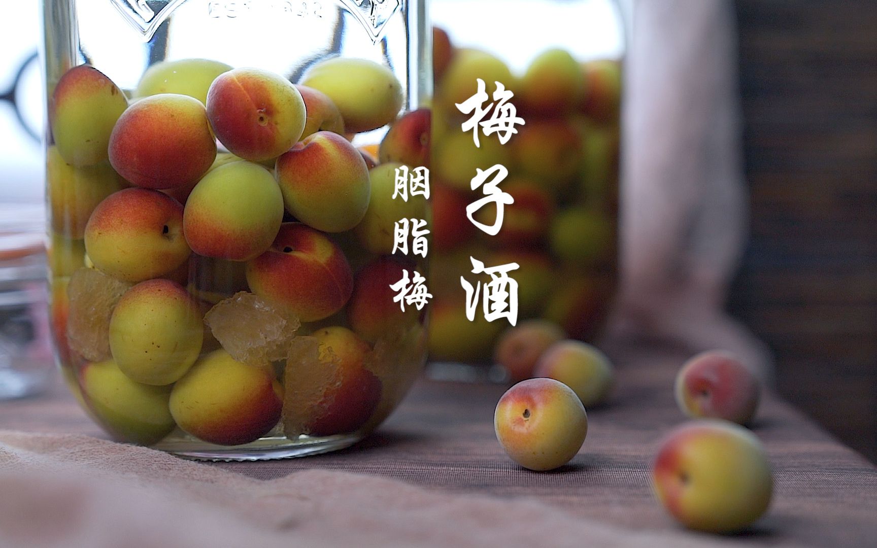 五月梅子季,用胭脂梅泡的梅子酒真的太好看了