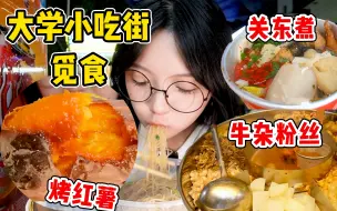 Download Video: 超大条烤五花～山东烤烟薯！永远爱大学小吃街！