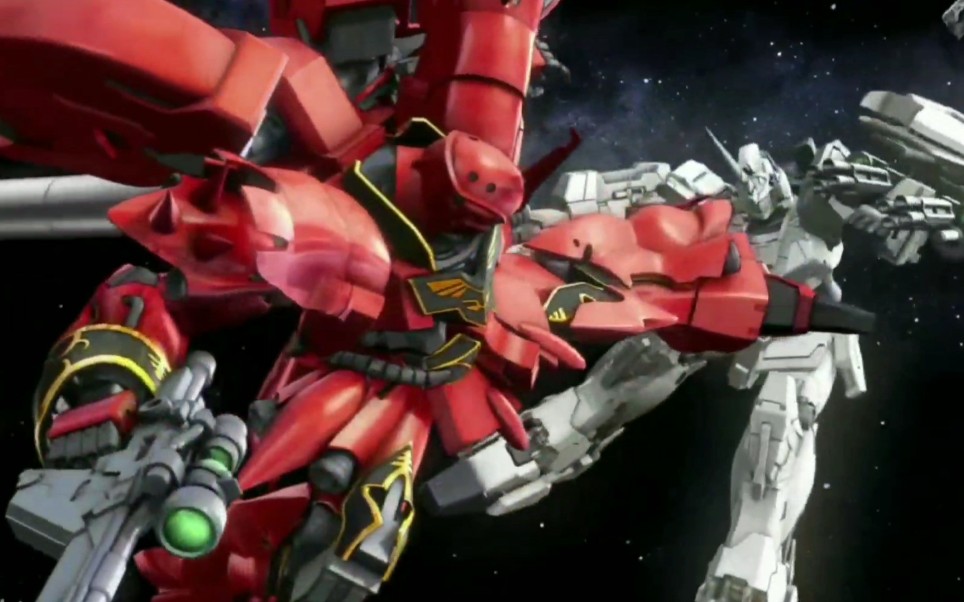[高达40周年]各类高达出击战斗超燃3d画面/夏亚飞踢!/帅炸了!