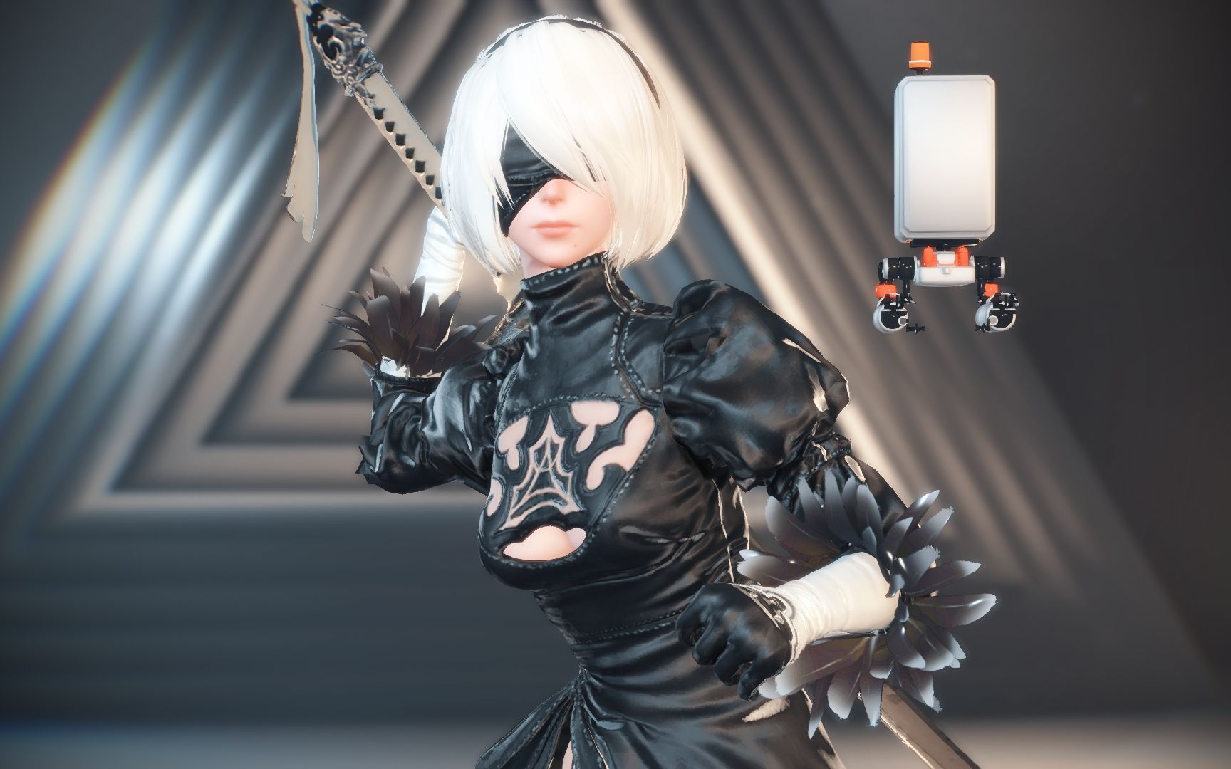 yorha 2b - action