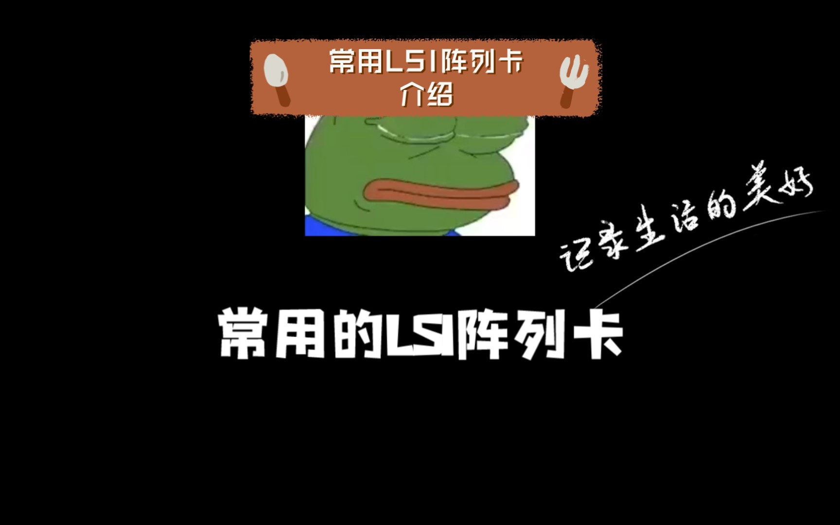 常用LSI阵列卡介绍哔哩哔哩bilibili