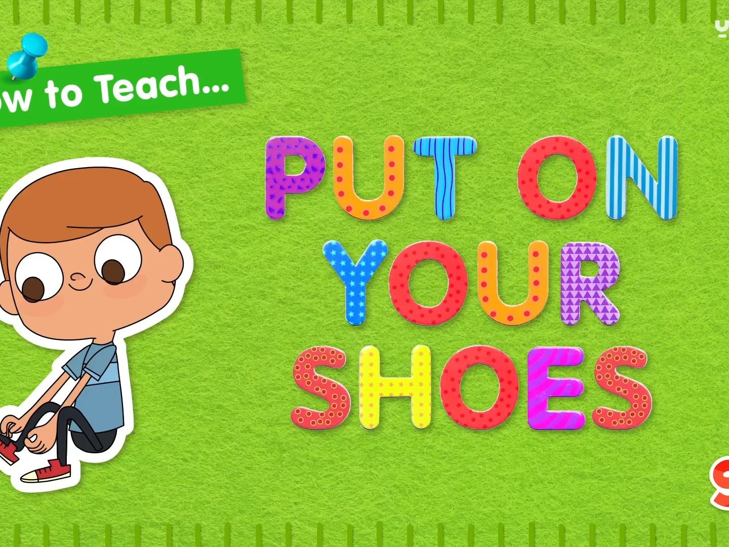 put on your shoes - a great clothing song for kids