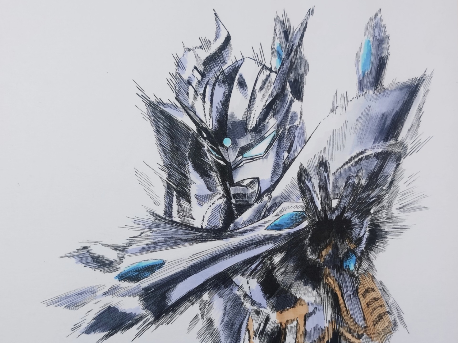 【手绘特摄你推】究极光辉赛罗