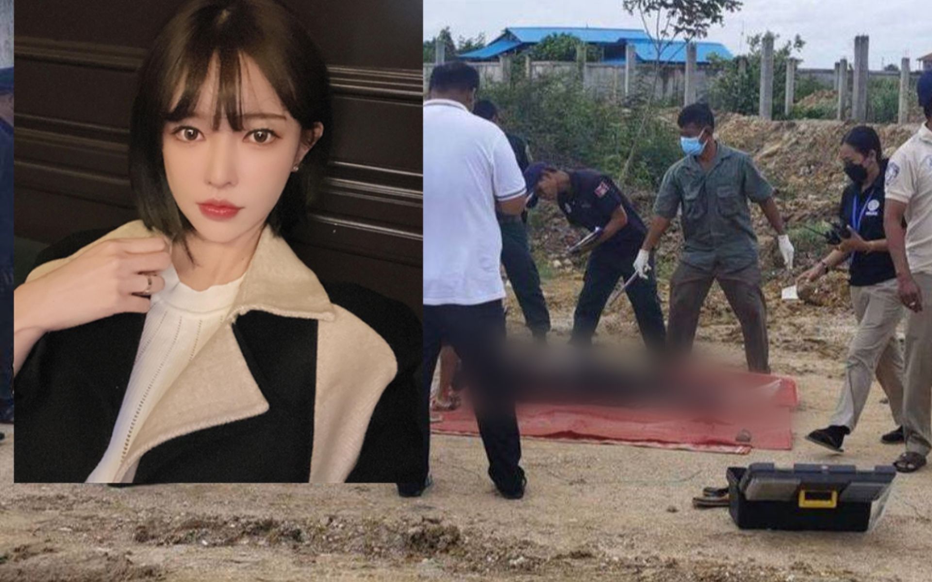 26万粉丝高颜值女网红柬埔寨旅游时遇害,尸体被裹红布扔进水沟