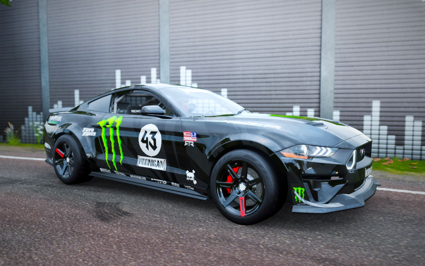 当福特#88 mustang rtr遇上山尖坡_哔哩哔哩_bilibili