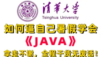 【2025最新】清华大佬终于把Java全套教程讲完了！初学者小白轻松入门，零基础入门到精通全套教程，全程干货无废话！_Java开发_Java教程
