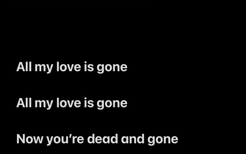 ros07 solo "all my love is gone" cover