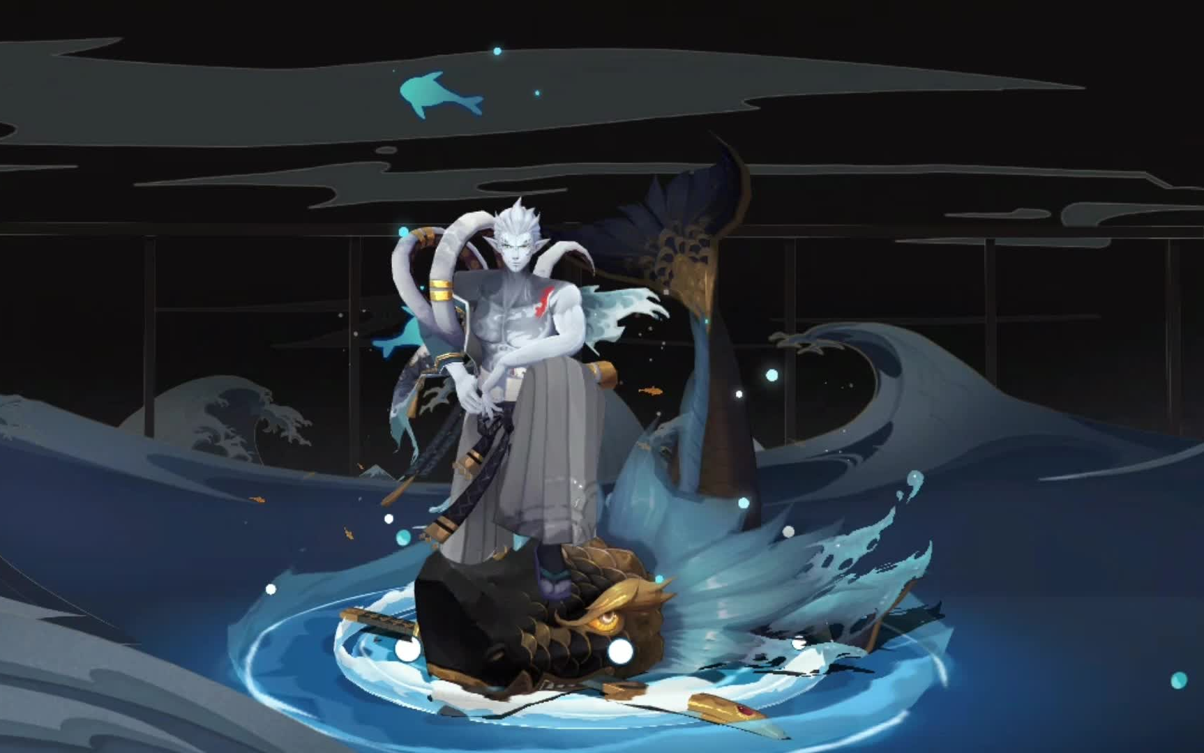 【纯享】sp骁浪荒川之主点触动画(原皮 沓浪升)_哔哩哔哩bilibili