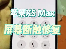 Descargar video: 粉丝邮寄维修：苹果XS Max屏幕断触失灵，更换触摸全过程！