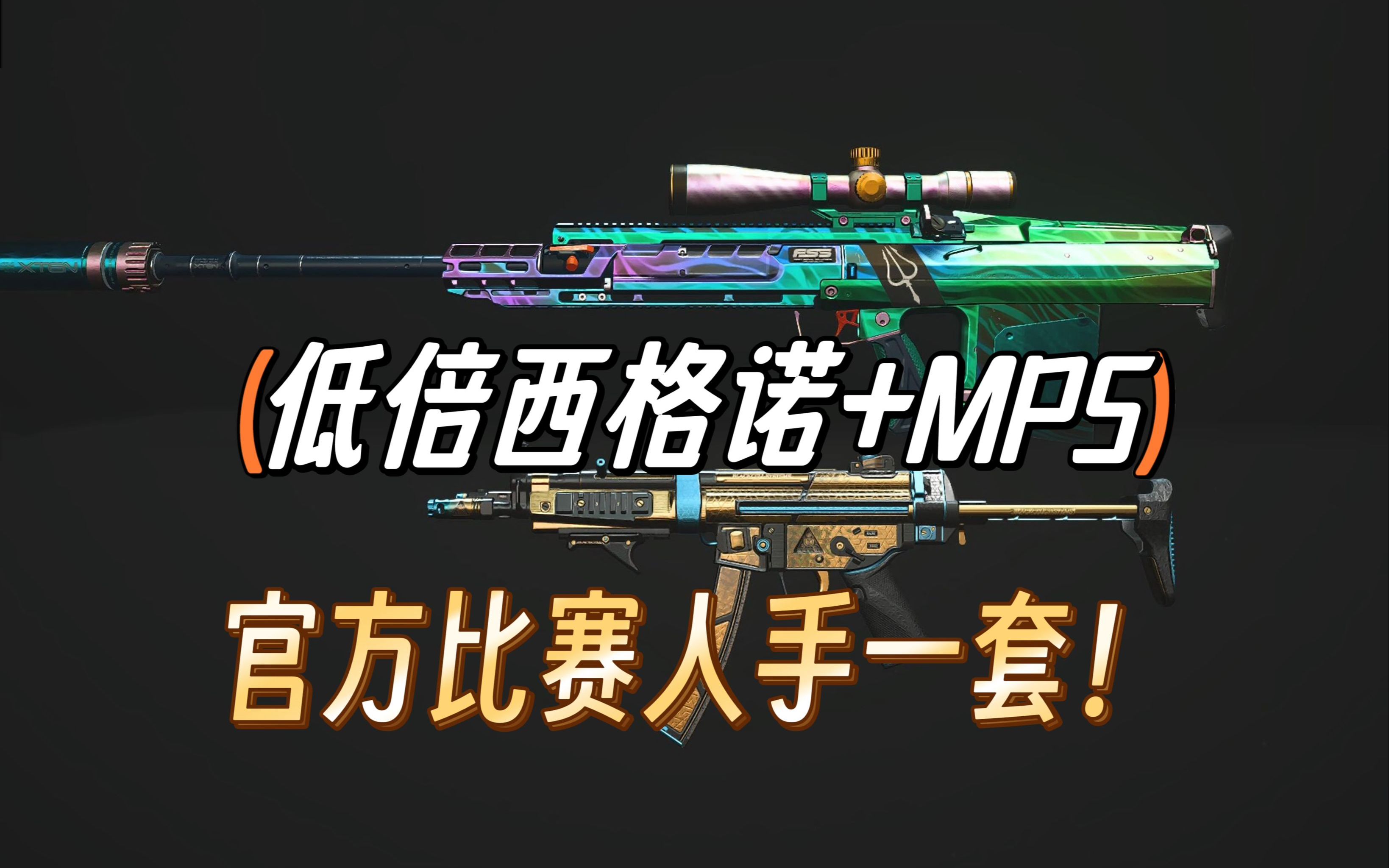 战区官方比赛全在用的西格诺+MP5,到底好不好用?