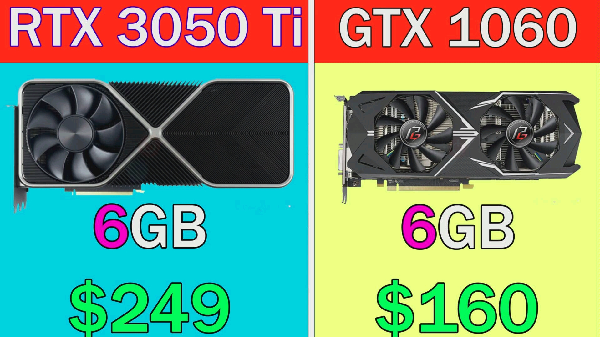 rtx3050ti vs gtx1060游戏测试4k_哔哩哔哩_bilibili
