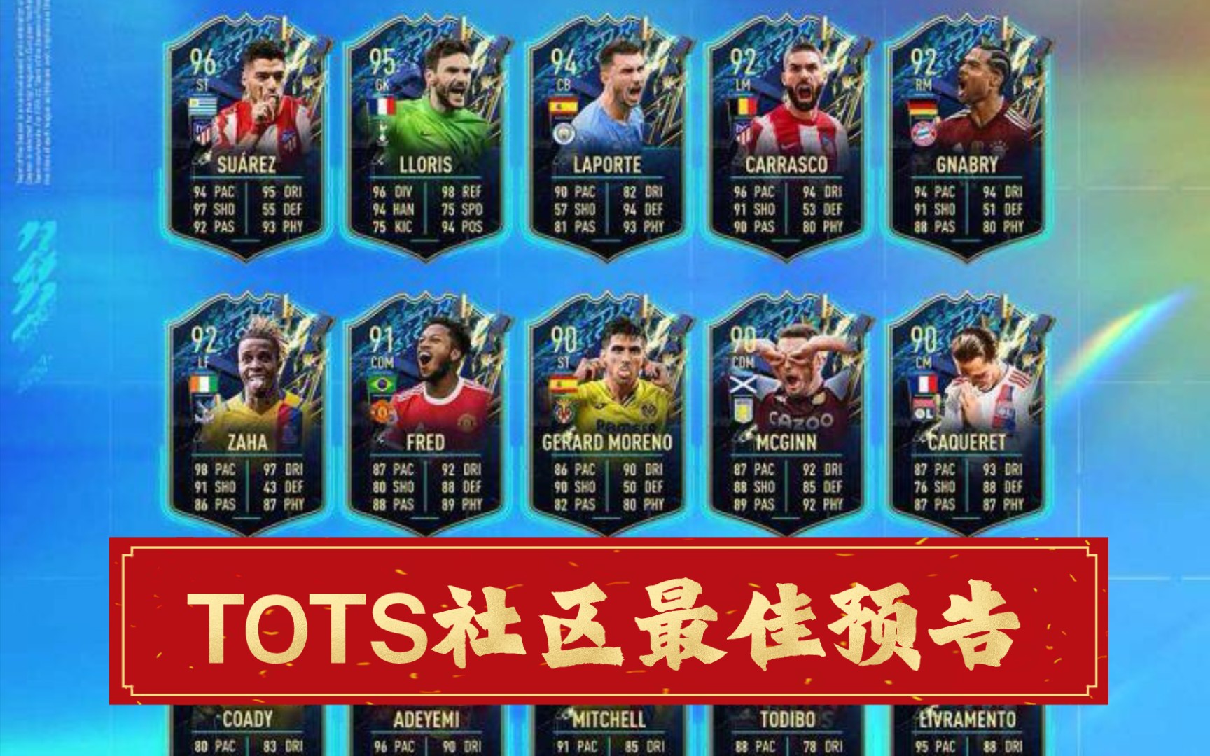 【FIFA足球世界】TOTS社区最佳预告!手机游戏热门视频