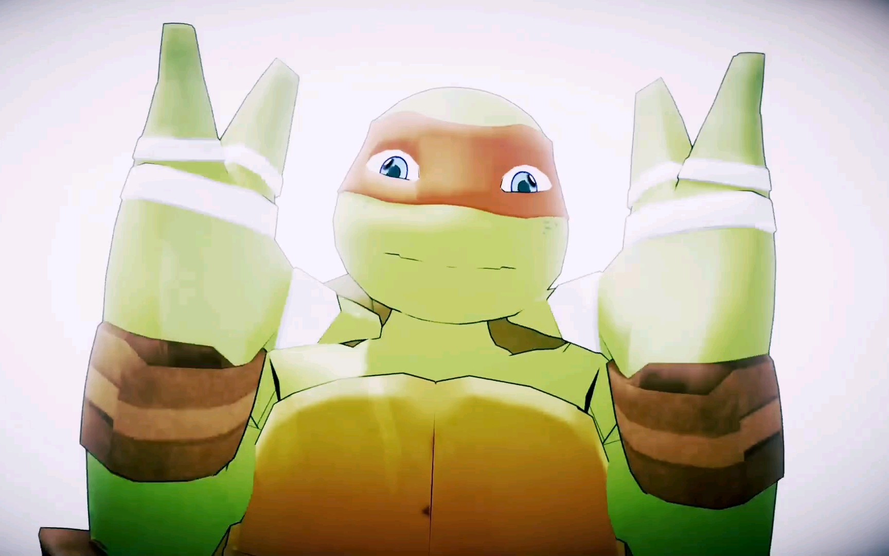 【忍者神龟tmnt/mmd】【gwiyomi可爱颂】麦奇对着摄像头做什么.