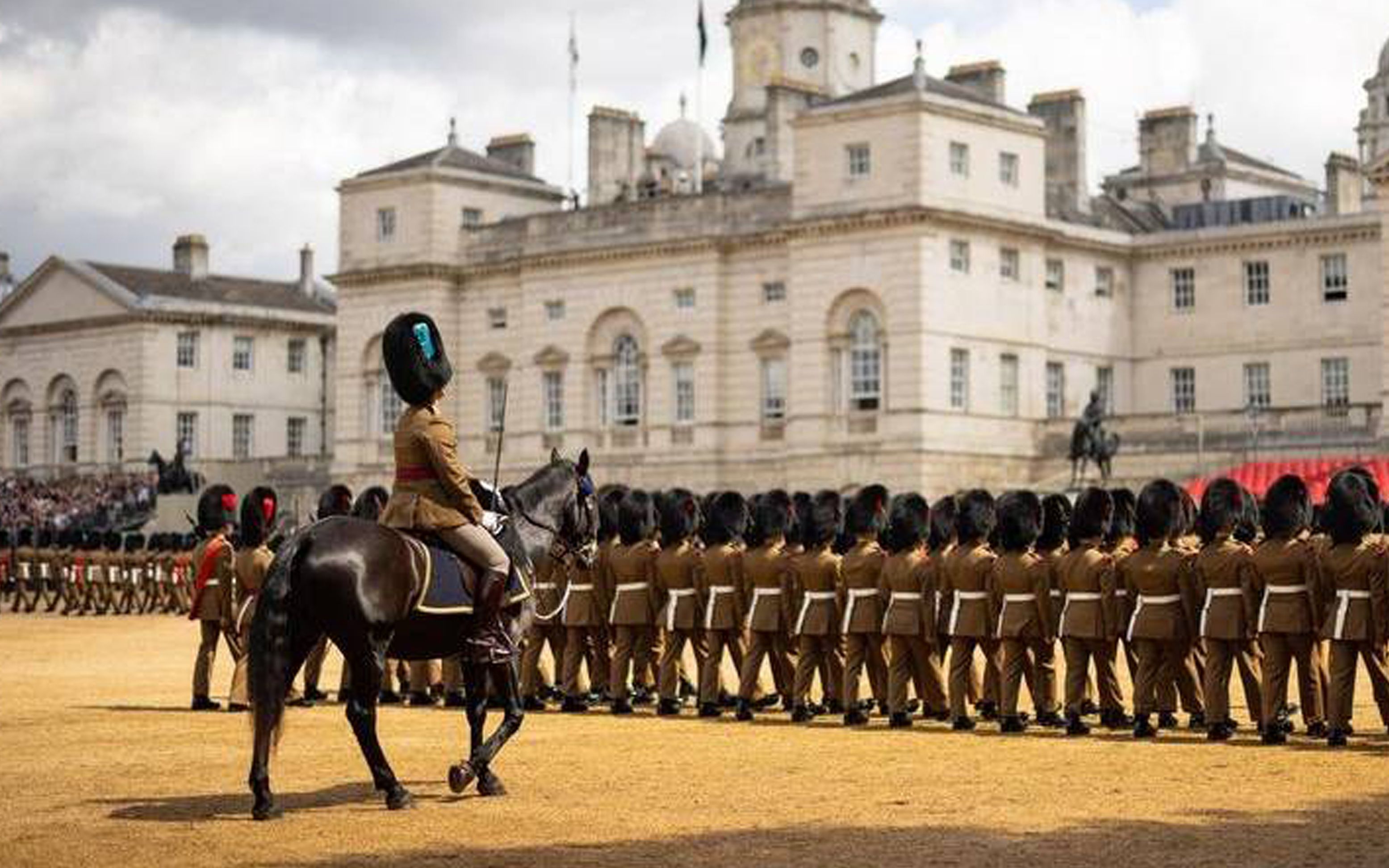 [图]2022英国女王生日阅兵Trooping The Colour彩排 Part 2（分列式）