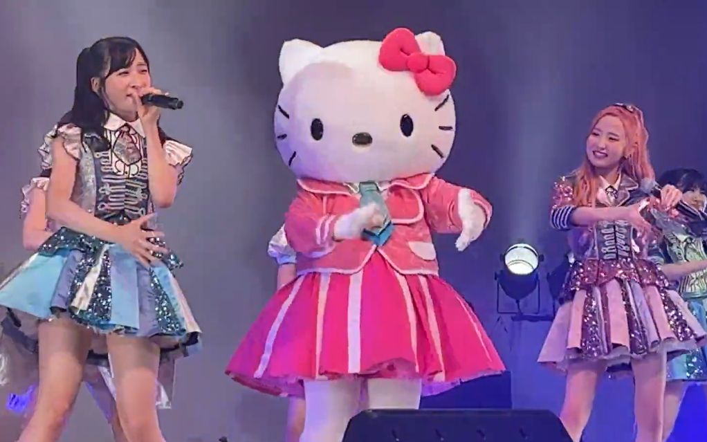 [图]【中字】AKB48 Team8东军xSanrio【恋爱幸运曲奇 】恋爱幸运饼干,恋するフォーチュンクッキー,220808（夜公演）岡部麟・本田仁美・小栗有以