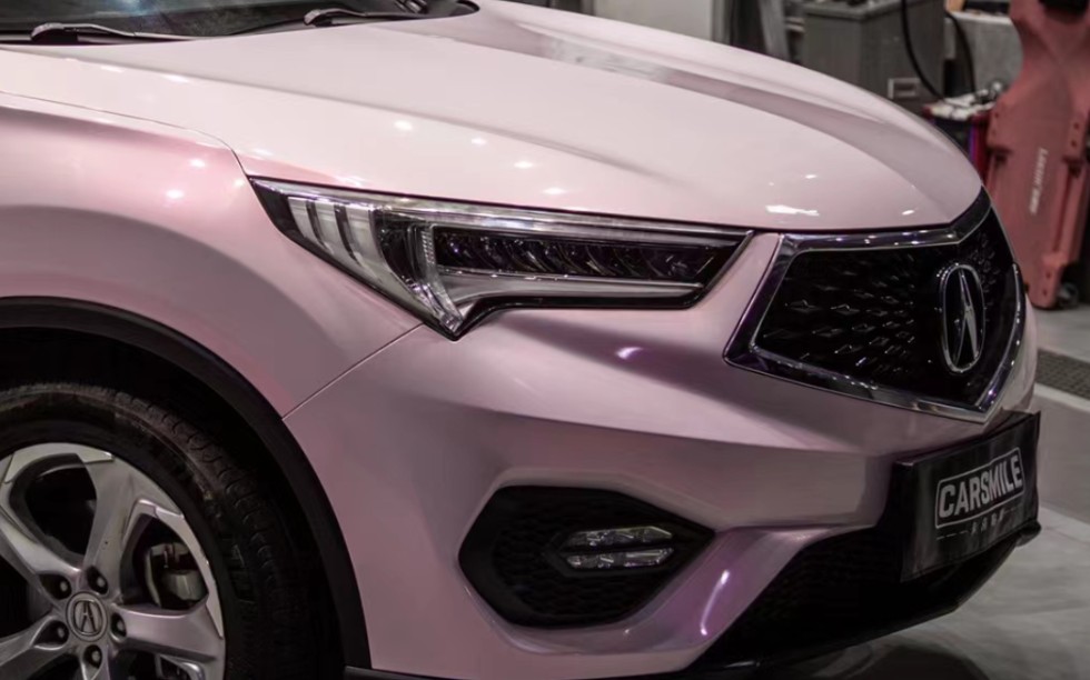 夏天粉,少女心~极光花悦粉~领得华创改色膜~lc10901dc-08#汽车贴膜