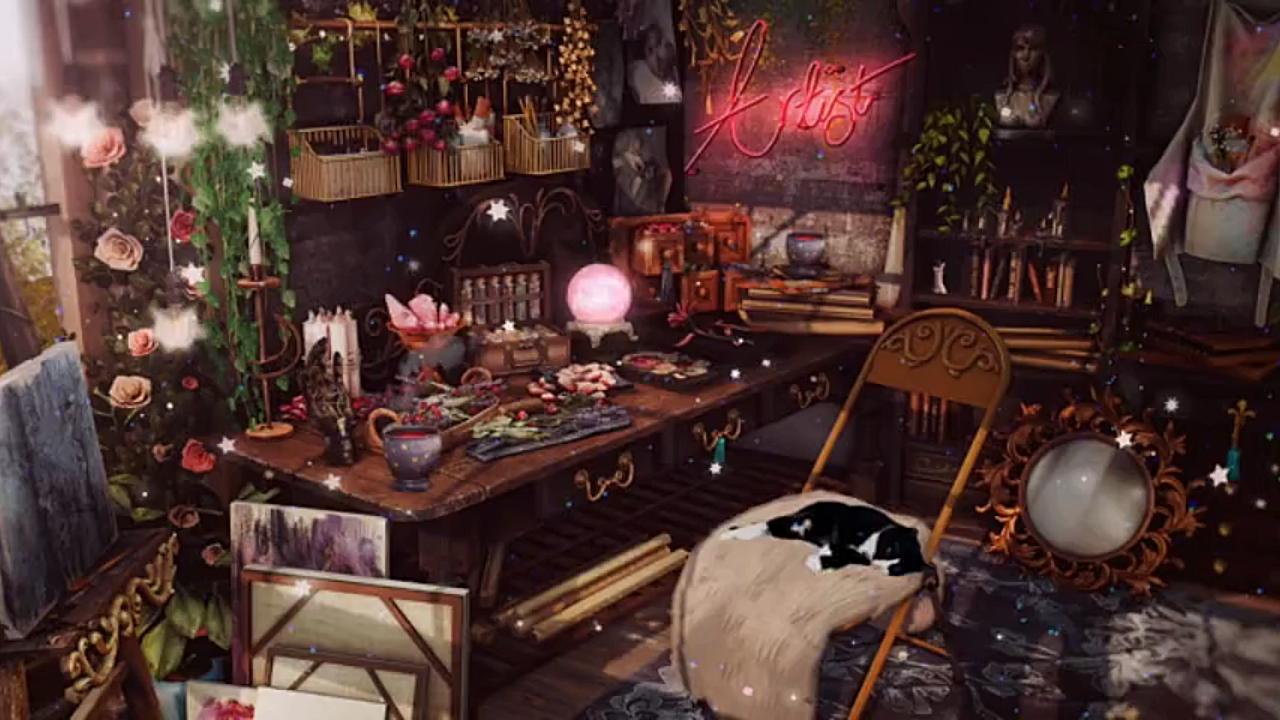 女巫的房间音乐疗愈 冒泡的大锅 熬煮药水咕噜声液体水疗声音核磁共振