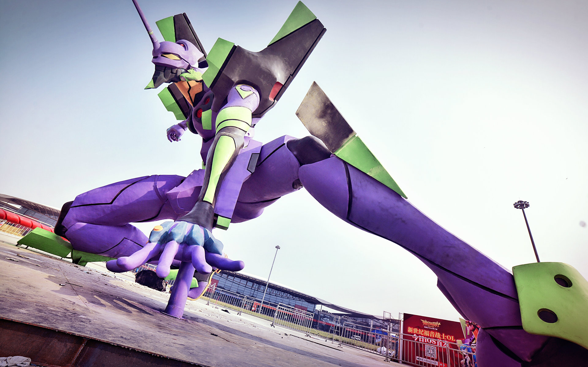 【揭秘eva】20米真实版初号机出撃!2016chinajoy以信仰之名重见!