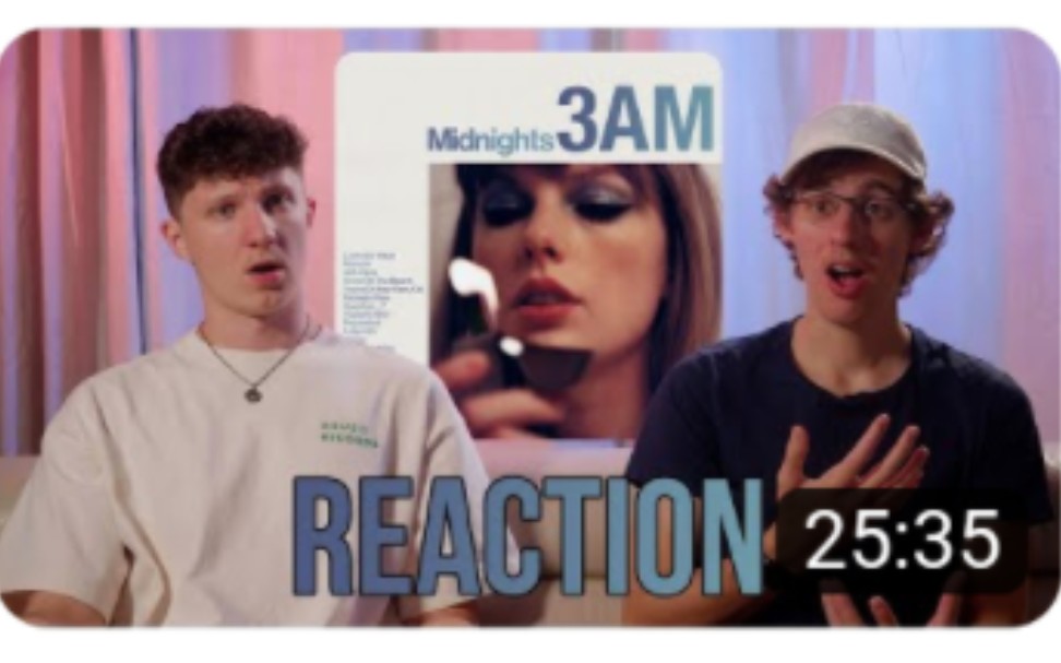 [图]【reaction Taylor Swift】泰勒《Midnights》专辑3am Edition加曲反应合集34-(1)