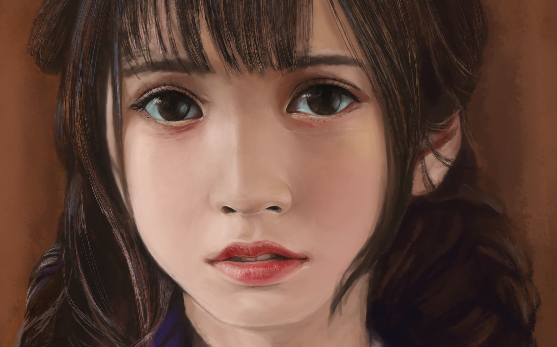 厚涂脸部教程_哔哩哔哩_bilibili