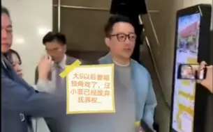 Download Video: 大S以后要唱独角戏了，汪小菲已经放弃抚养权…