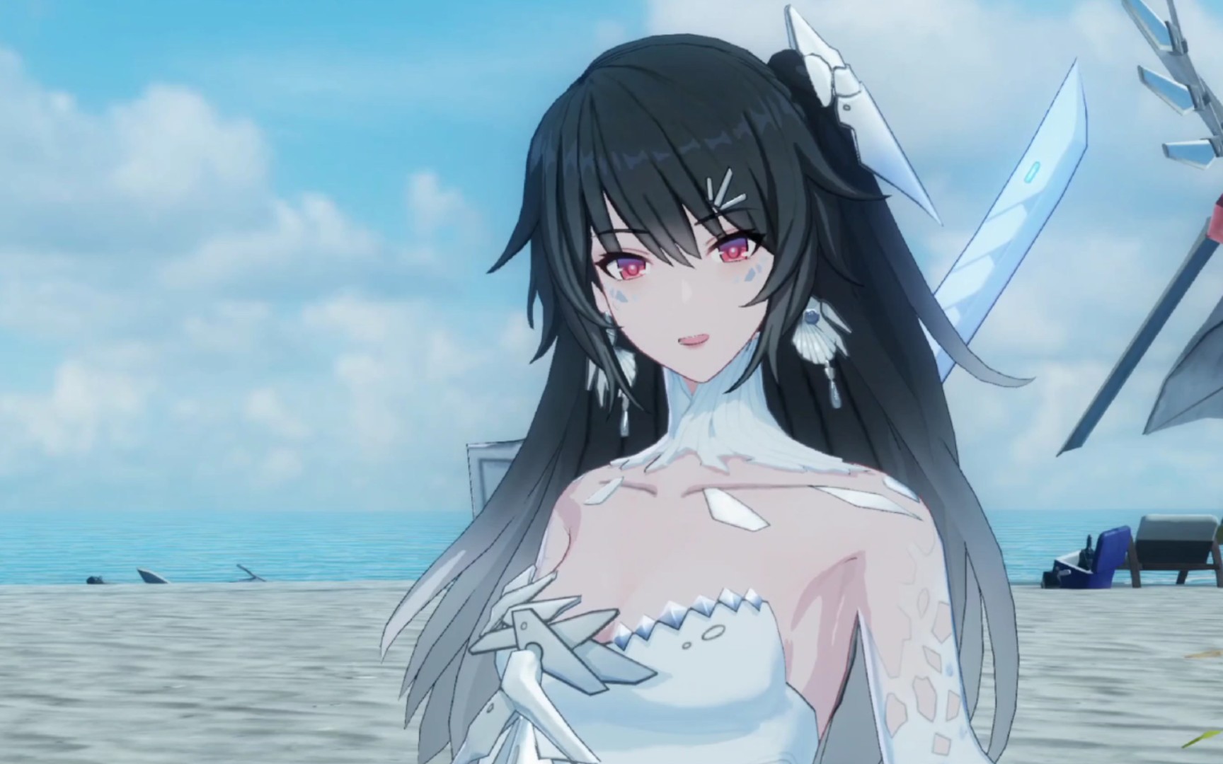 【战双】鸦羽人鱼皮肤我直接自信叫老婆!