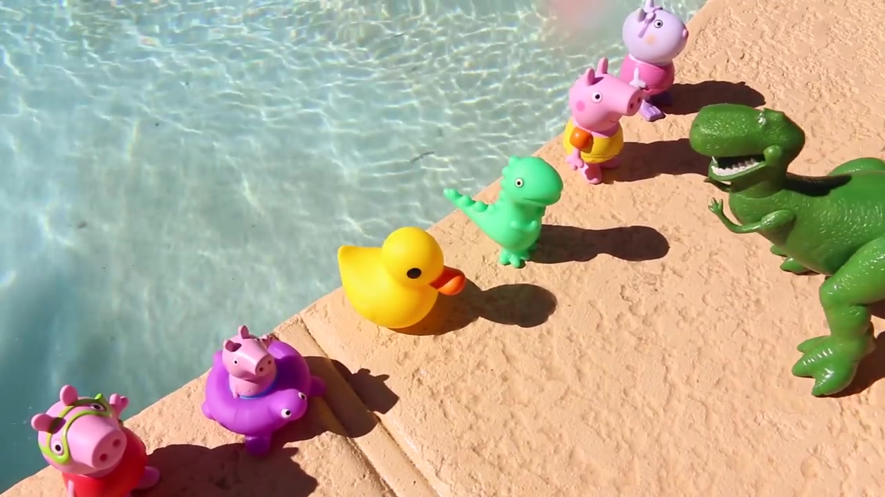 [图]小猪佩奇英文版(Peppa Pig)-Peppa Pig Bath Squirters with Hydro Wheels Disney『英语/玩具动漫』