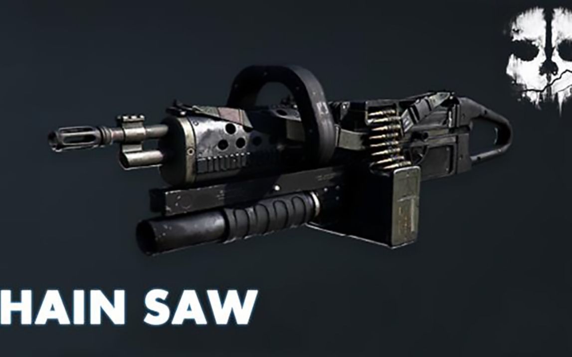 求生之路2『m60机枪』mod演示《codghosts kac chainsaw(m60)》_求生