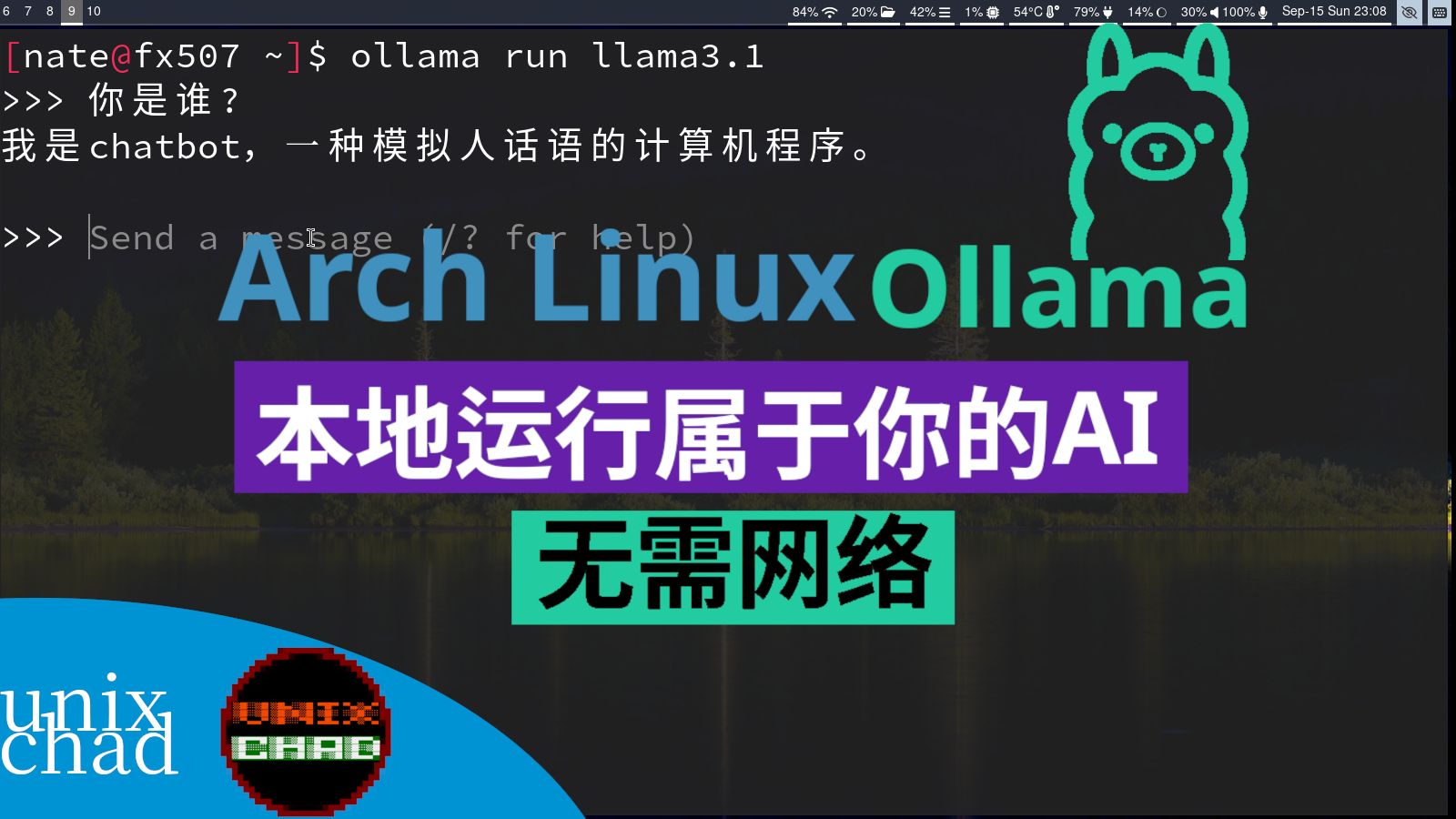 不联网的本地AI:对话式人工智能Ollama以及LLM哔哩哔哩bilibili