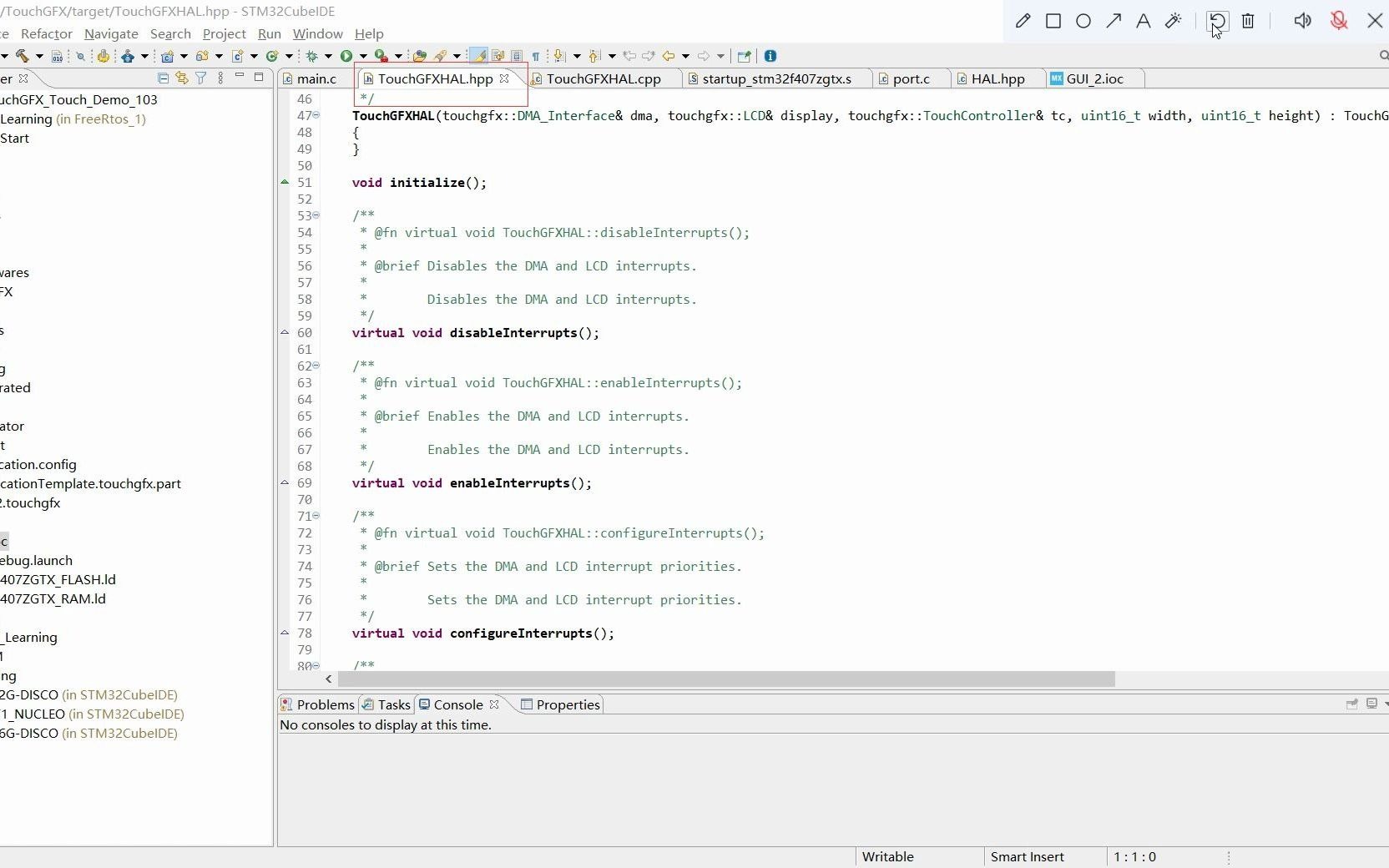 TouchGFX,stm32,FSMC(8080),外部SRAM作为FrameBuffer哔哩哔哩bilibili