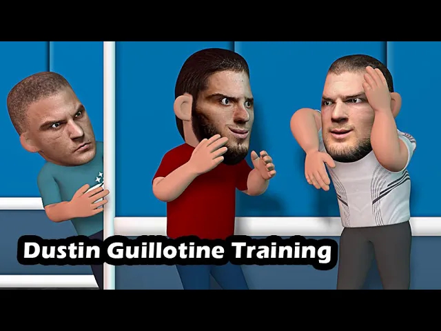 【ufc小动画】小鹰与马哈的断头台训练