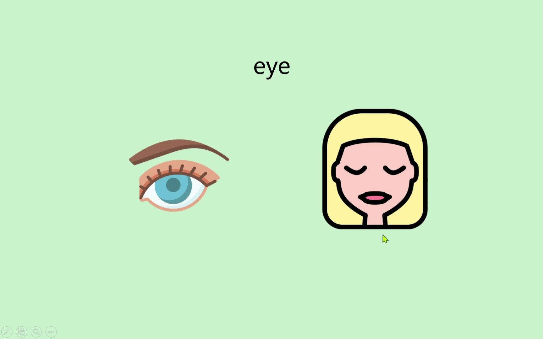 eyecontact卡通图片