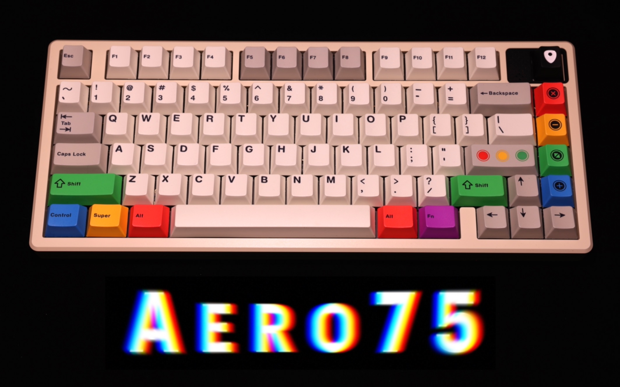 [图]Rock and Roll！——AERO75豆乳开箱组装及打字音