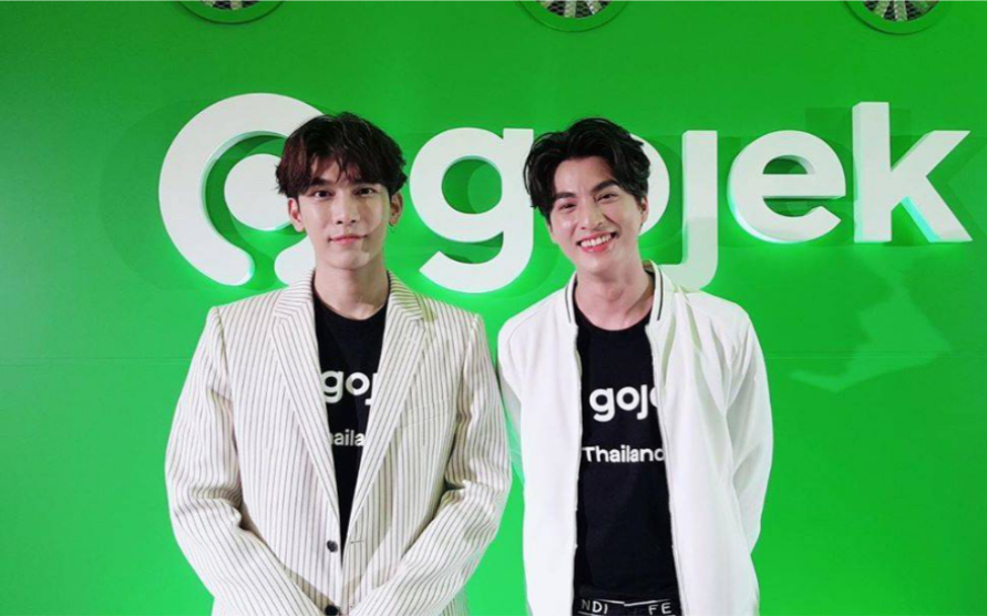 中字 200917 gojek 发布会后采访 泰翻中字 mewgulf姐妹团_哔哩哔哩