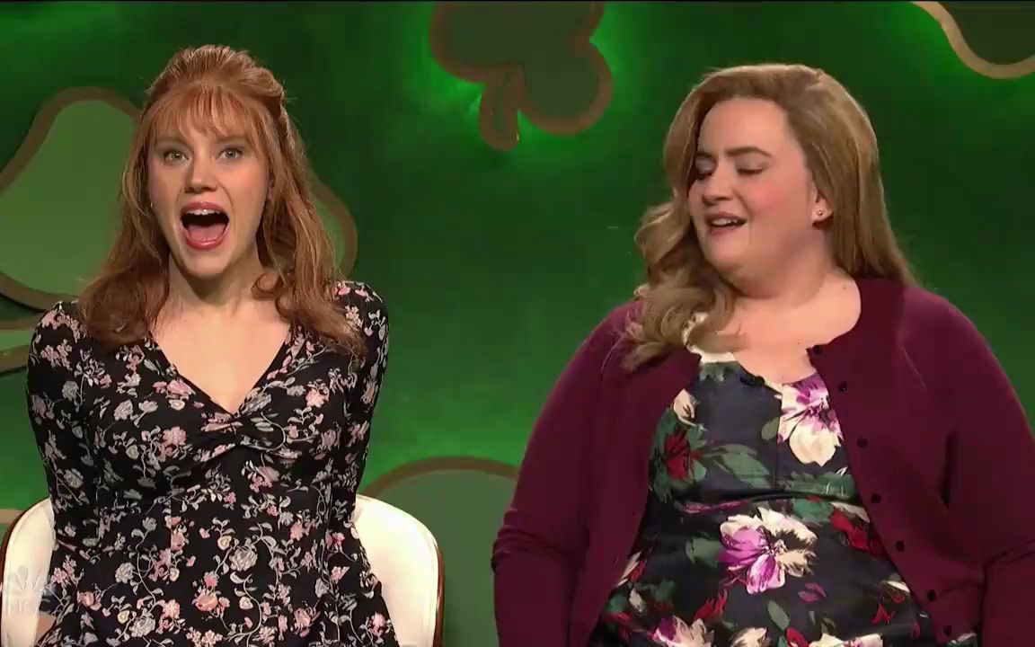爱尔兰人小芳相亲遇到表妹snl s43e18 bill hader & arcade fire