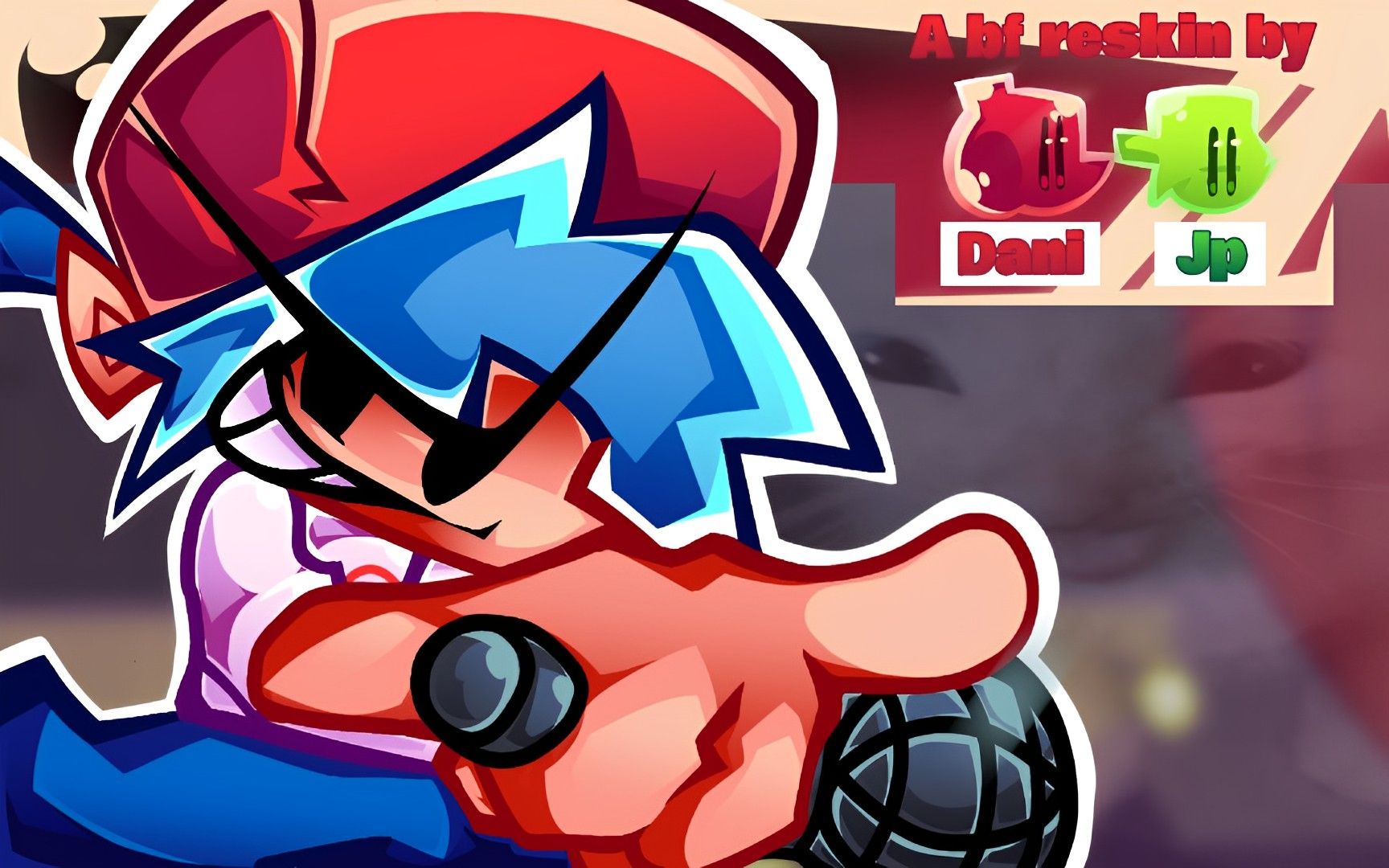 fnf bf新贴图演示_音游热门视频