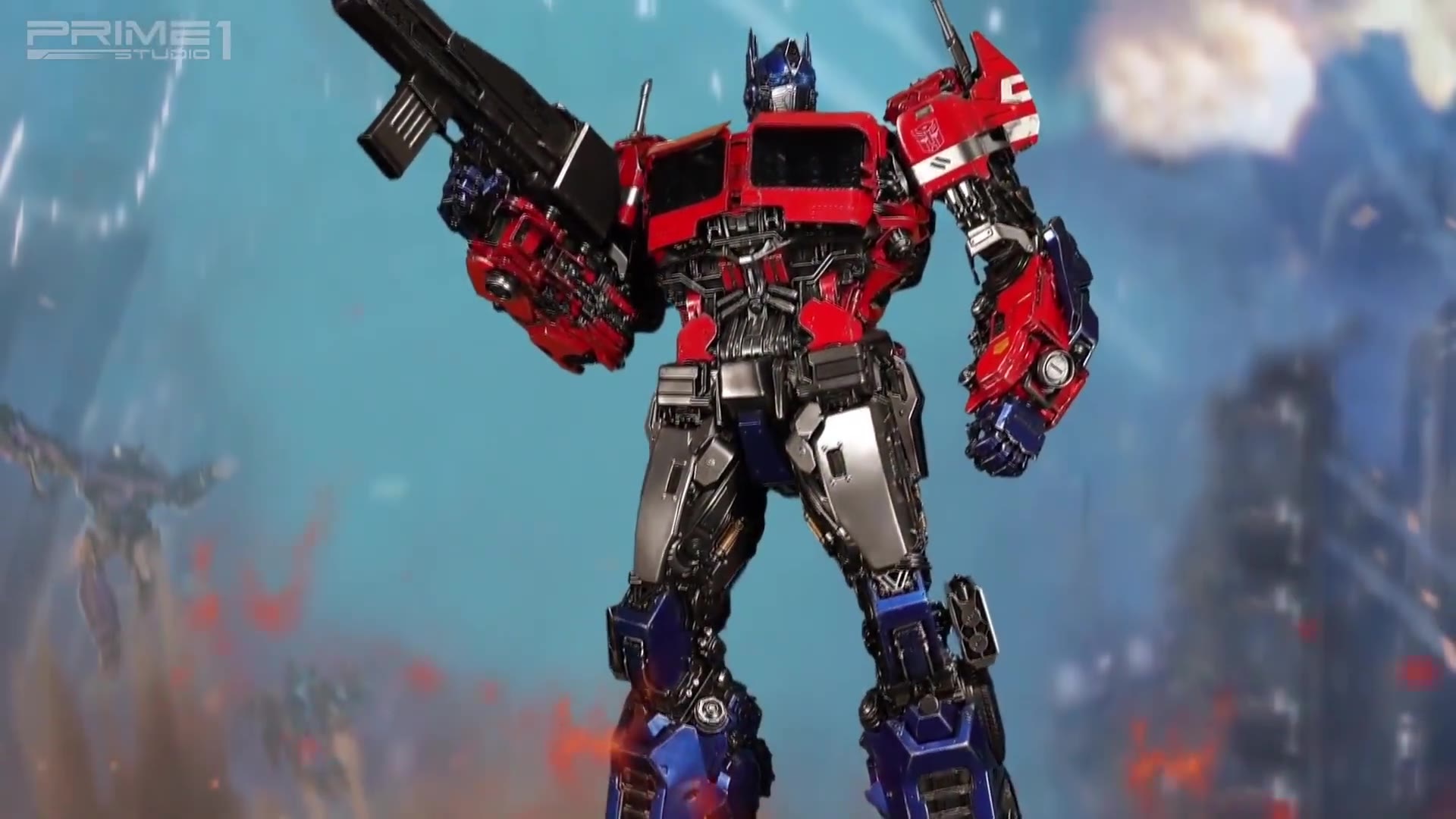 prime1studio官方视频变形金刚大黄蜂电影擎天柱(改配曲版)