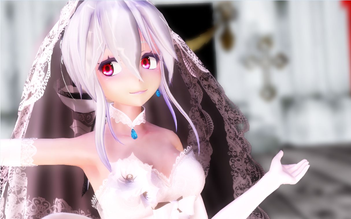 【mmd】婚紗弱音醬-極樂淨土(290790`29)~_mmd·3d_動畫_bili